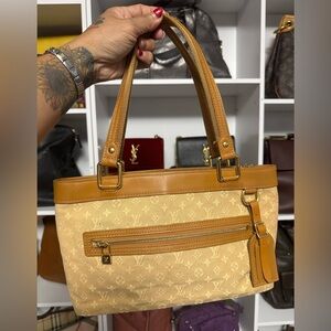 Louis Vuitton Monogram Mini Lin Lucille PM handbag.SR1013